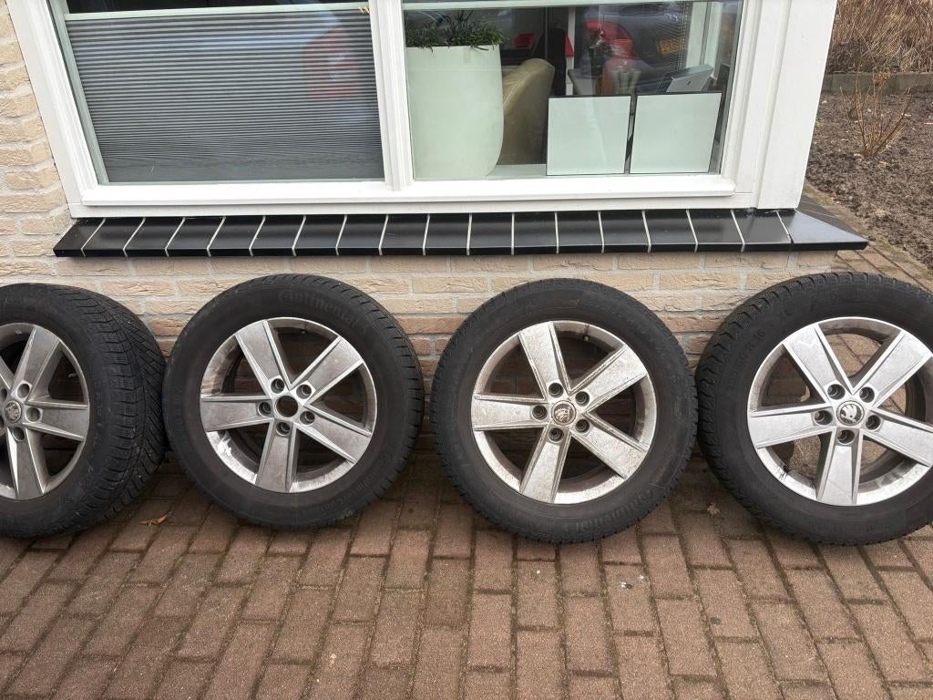 Continental ContiViking Contact 6 205/60/16, Ophalen, Gebruikt, 16 inch, 205 mm