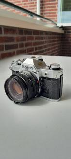 Spiegelreflex canon AE1 met toebehoren., Audio, Tv en Foto, Fotocamera's Analoog, Ophalen, Zo goed als nieuw, Spiegelreflex, Canon