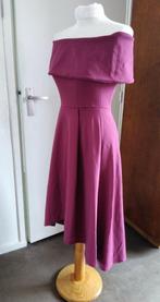 Donker rose offshoulder klok jurk, Maat 38/40 (M), Verzenden, Zo goed als nieuw, Roze