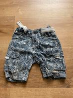 Korte broek blauw bladeren, Kinderen en Baby's, Babykleding | Maat 68, Ophalen of Verzenden, Zo goed als nieuw, Jongetje of Meisje
