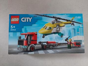 Nieuw LEGO City 60343 Reddings helikopter transport