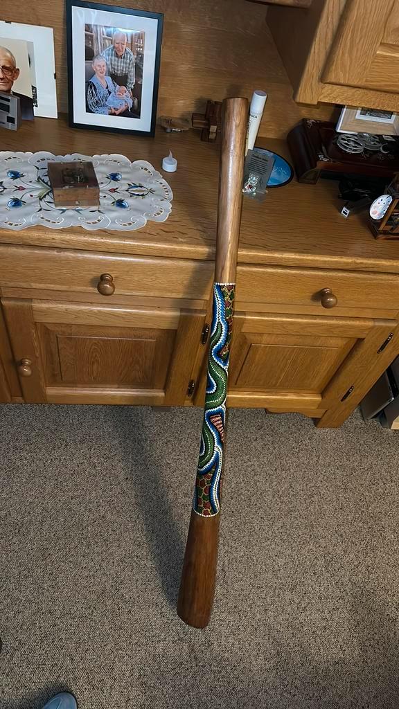 Didgeridoo handgemaakt, Muziek en Instrumenten, Blaasinstrumenten | Didgeridoos, Ophalen