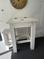 Hangtafel + kruk van steigerhout, Ophalen of Verzenden, Gebruikt