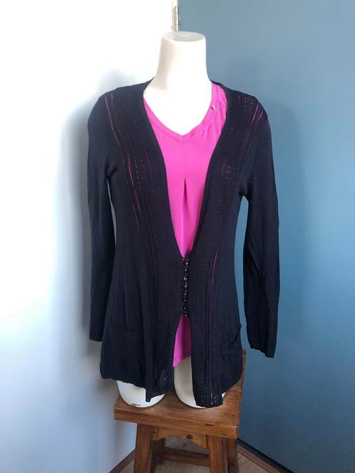 Twenty8twelve donkerblauw dun vestje l zijde s. Miller cyril, Kleding | Dames, Truien en Vesten, Zo goed als nieuw, Maat 42/44 (L)