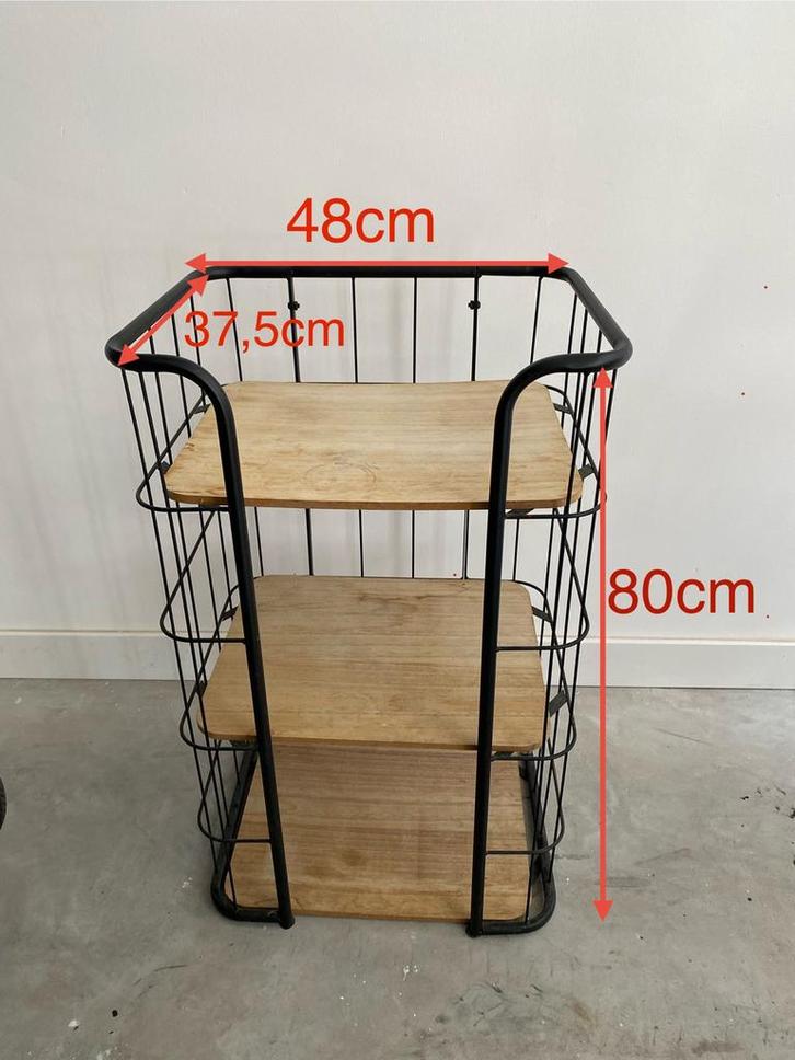 Organizer Rek met 3 Lagen, Huis en Inrichting, Kasten | Stellingkasten, Gebruikt, Ophalen