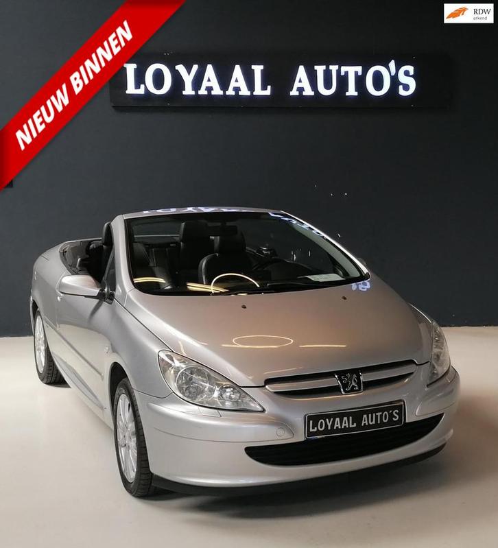 Peugeot 307 CC 2.0-16V Aut|Airco|Cruise|Navi|Leer|Pdc|NAP, Auto's, Peugeot, Bedrijf, Te koop, ABS, Airbags, Airconditioning, Boordcomputer