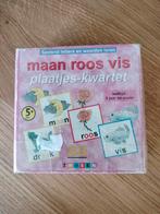 Maan roos vis. Plaatjes kwartet, Gebruikt, Ophalen of Verzenden