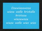 Kinderliedje Ozewiezewoze Wiese Walla Kristalla., Ophalen of Verzenden, 1980 tot heden, Ongelopen, Muziek