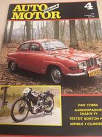 Saab 96 AC Dax Cobra en motor Nimbus Norton IZGST, Boeken, Auto's | Folders en Tijdschriften, Ophalen of Verzenden, Zo goed als nieuw