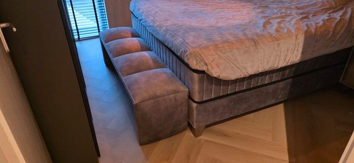 Merk: Norma, Huis en Inrichting, Banken | Voetenbanken en Poefen, Nieuw, Minder dan 50 cm, 125 cm of meer, Rechthoekig, Stof, Ophalen