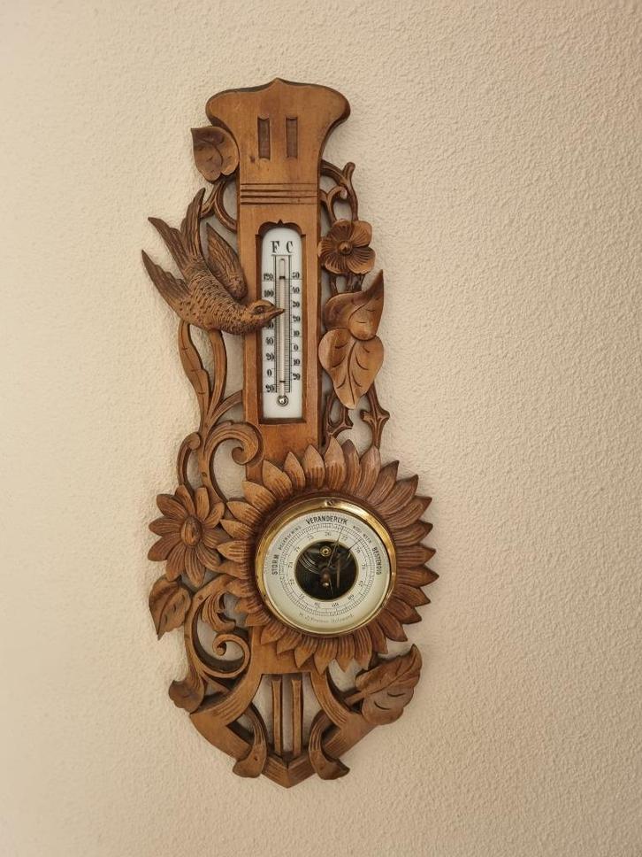 barometer, Audio, Tv en Foto, Weerstations en Barometers, Gebruikt, Barometer, Ophalen