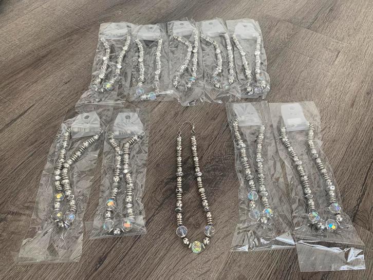 Partij 10 stuks mooie kettingen K86, Sieraden, Tassen en Uiterlijk, Kettingen, Nieuw, Overige materialen, Overige kleuren, Ophalen of Verzenden