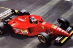 affiche poster Ferrari 412 T2 G. Berger 1995, Verzamelen, Automerken, Motoren en Formule 1, Ophalen of Verzenden, Zo goed als nieuw