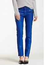 NYDJ Princess stretch coating broek mt 34 valt 36 KOOPJE, Blauw, ., Ophalen of Verzenden, Zo goed als nieuw