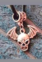 Ketting doodshoofd, Verzenden, Nieuw, Zilver, Met hanger