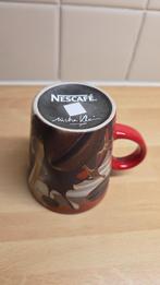 Nescafe mokje met de handtekening van Micha Klein, Gebruikt, Ophalen of Verzenden, Overige stijlen, Kop(pen) en/of Schotel(s)