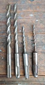 SDS-plus betonboren set - 4 stuks, Ophalen of Verzenden, Gebruikt, Boor- en/of Breekhamer