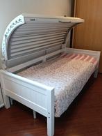 Zonnebankset Alisun E12 en bed, Ophalen, Gebruikt, Zonnebank enkelzijdig, 10 tot 15 lampen