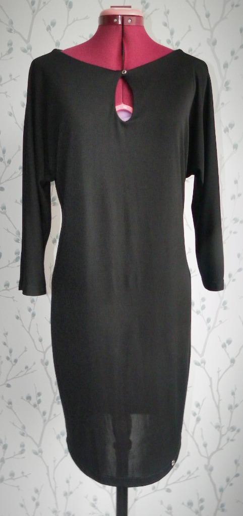 RINA SCIMENTO Zwart (Basis-)Jurkje maat S, Kleding | Dames, Jurken, Zo goed als nieuw, Maat 36 (S), Zwart, Boven de knie, Ophalen of Verzenden