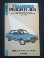 Vraagbaak Peugeot 305 1983-1987, Auto diversen, Handleidingen en Instructieboekjes, Ophalen of Verzenden