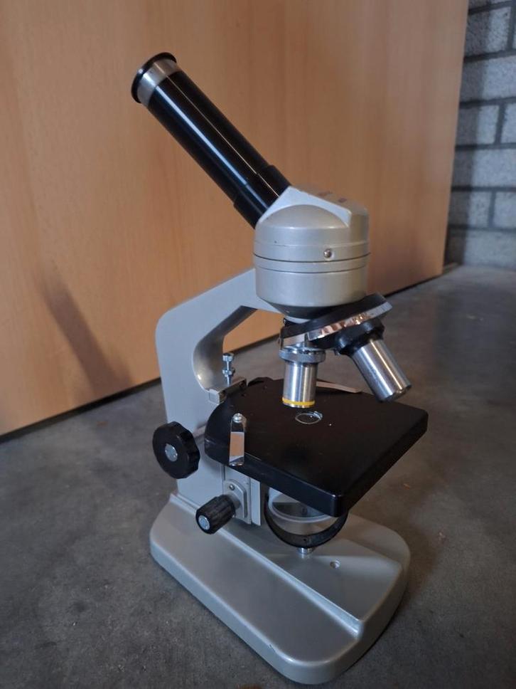 Breukhoven Biologische Microscoop, Audio, Tv en Foto, Optische apparatuur | Microscopen, Gebruikt, Biologische microscoop, Minder dan 400x