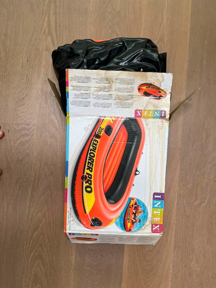 INTEX explorer pro 200 opblaasboot met verkleinbare peddels, Watersport en Boten, Peddels, Zo goed als nieuw, Ophalen