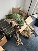 Partij ww2 spullen met. Helm duits camo para airborne, Verzamelen, Militaria | Tweede Wereldoorlog, Ophalen of Verzenden, Duitsland