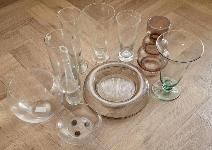 Wegens verhuizing/ emigratie een partij vazen design / deco, Huis en Inrichting, Woonaccessoires | Vazen, Zo goed als nieuw, Overige kleuren