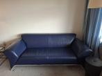 Blauwe Leolux bank - 210cm breed, Huis en Inrichting, Banken | Sofa's en Chaises Longues, Ophalen, Minder dan 75 cm, Driepersoons