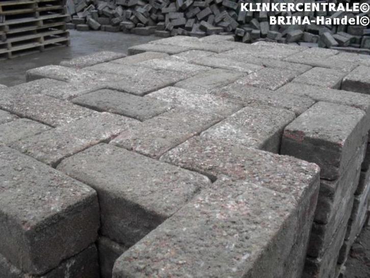 VOORDELIG 6844 gebruikte betonklinkers op pallets bkk bss, Tuin en Terras, Tegels en Klinkers, Gebruikt, Klinkers, Beton, 10 m² of meer