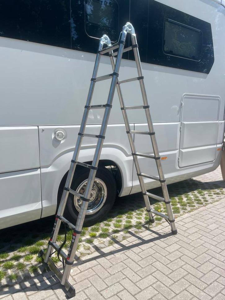 * NIEUW * Telescopische LADDER * 5 meter of 2 x 2,5 meter *, Caravans en Kamperen, Camper-accessoires, Nieuw, Ophalen of Verzenden