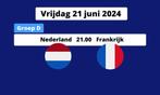 Nederland Frankrijk EK 2024 EURO 2024 Voetbal Leipzig Oranje, Tickets en Kaartjes, Juni, Europa of Champions League, Losse kaart