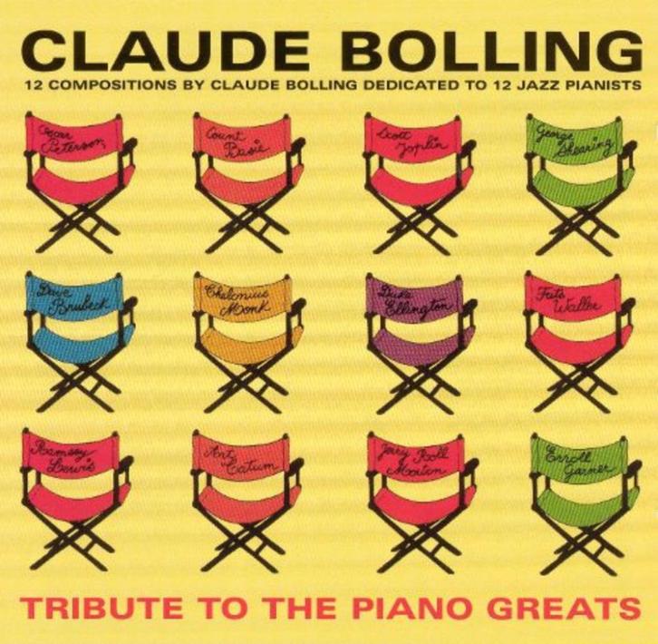 CD-sale CLAUDE BOLLING - Tribute to the piano greats, Cd's en Dvd's, Cd's | Jazz en Blues, Zo goed als nieuw, Jazz, 1980 tot heden