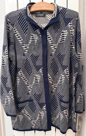 Gollehaug beige/donkerblauw vest maat 44   beschikbaar voor biedingen
