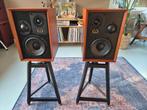 Wharfedale Super Denton - Mahonie - Absolute Nieuwstaat, Zo goed als nieuw, Minder dan 60 watt, Front, Rear of Stereo speakers