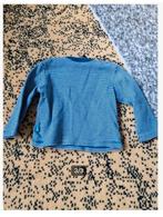 Blauw gestreept shirt met trein Maat 62 h3, Kinderen en Baby's, Babykleding | Maat 62, Lief!, Ophalen of Verzenden, Zo goed als nieuw