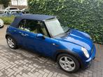 Mini 1.6 16V Cooper Cabrio 2006 Blauw i.z.g.s., Auto's, Mini, Voorwielaandrijving, Open dak, Beige, 4 cilinders