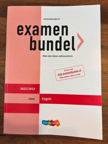 Examenbundel VWO - Engels 2022-2023 beschikbaar voor biedingen