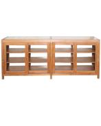 Antieke teakhouten toonbank, Ophalen of Verzenden, Zo goed als nieuw