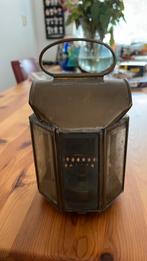 Antiek koperen olielamp, Antiek en Kunst, Antiek | Lampen, Ophalen of Verzenden