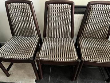 70’s eetkamerstoelen - 6 stuks beschikbaar voor biedingen