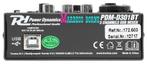 Mengpaneel, Mixer 3-kanaals,USB, PDM-D301BT, Bluetooth, Info@marbeco.nl, Power Dynamics, Nieuw, Overige instrumenten
