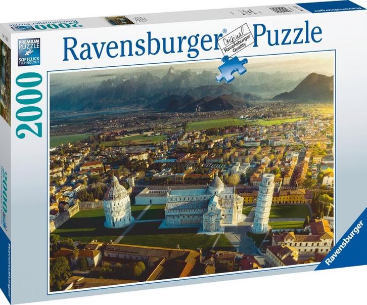 Ravensburger puzzel Pisa in Italië - legpuzzel - 2000 st, Hobby en Vrije tijd, Denksport en Puzzels, Nieuw, Legpuzzel, Meer dan 1500 stukjes