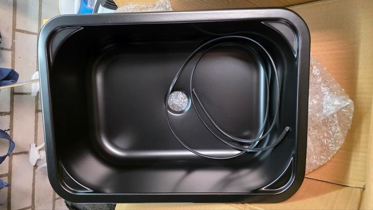 Gasstel rvs, wasbak zwart watertank accubak zelfbouw camper, Caravans en Kamperen, Camper-accessoires, Zo goed als nieuw, Ophalen of Verzenden