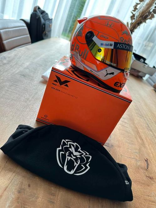 Max Verstappen helm 1:2 België 2019, Verzamelen, Automerken, Motoren en Formule 1, Zo goed als nieuw, Formule 1, Ophalen of Verzenden