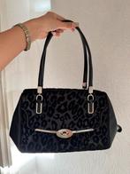 Coach Shoulder Bag Leopard Print Black, Ophalen of Verzenden, Zo goed als nieuw, Handtas
