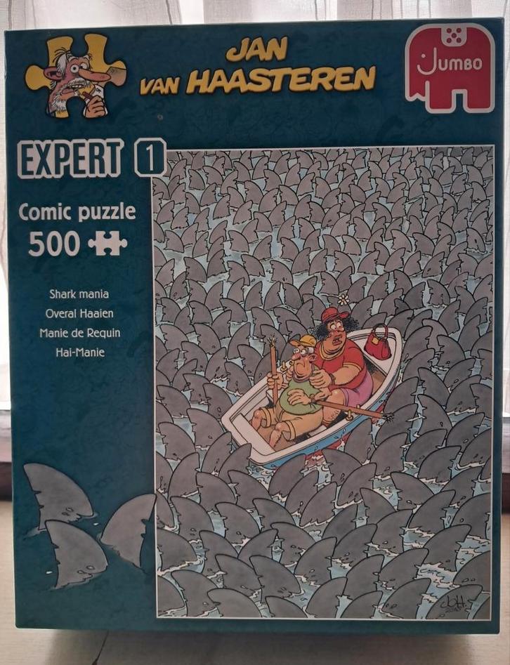Expert puzzel Jan van Haasteren 500 stukjes, Hobby en Vrije tijd, Denksport en Puzzels, Zo goed als nieuw, 500 t/m 1500 stukjes