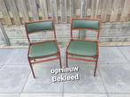 Set vintage stoelen van Teeffelen, Huis en Inrichting, Stoelen, Twee, Zo goed als nieuw, Hout, Vintage Mid-Century