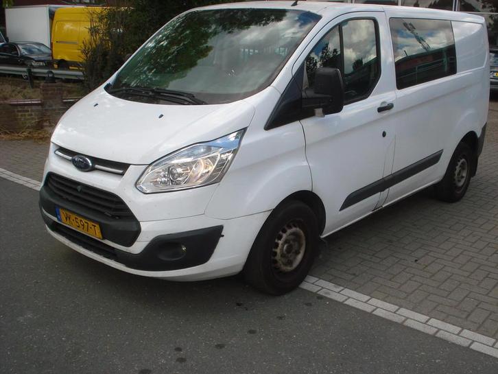 Ford Transit Custom DUBBELE CABINE 2.2 TDCI 74KW, Auto's, Bestelauto's, Bedrijf, Te koop, Airconditioning, Boordcomputer, Centrale vergrendeling
