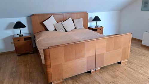 Kingsize bed zonder nachtkastjes ca.1930 zeer mooie staat, Antiek en Kunst, Antiek | Meubels | Bedden, Ophalen